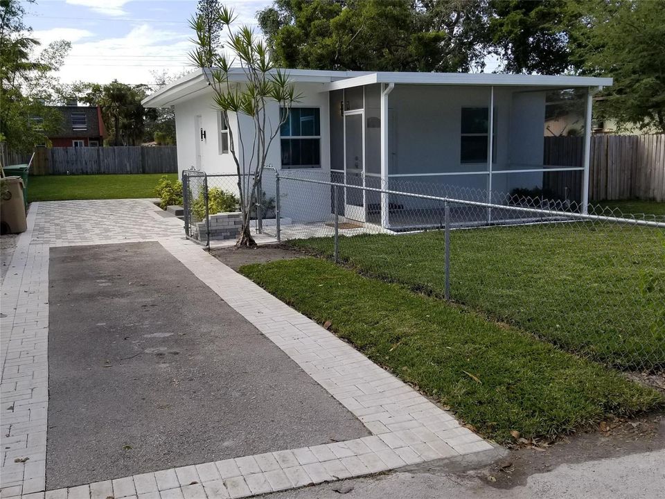Front of Structure
