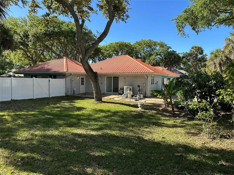 Spacious yard