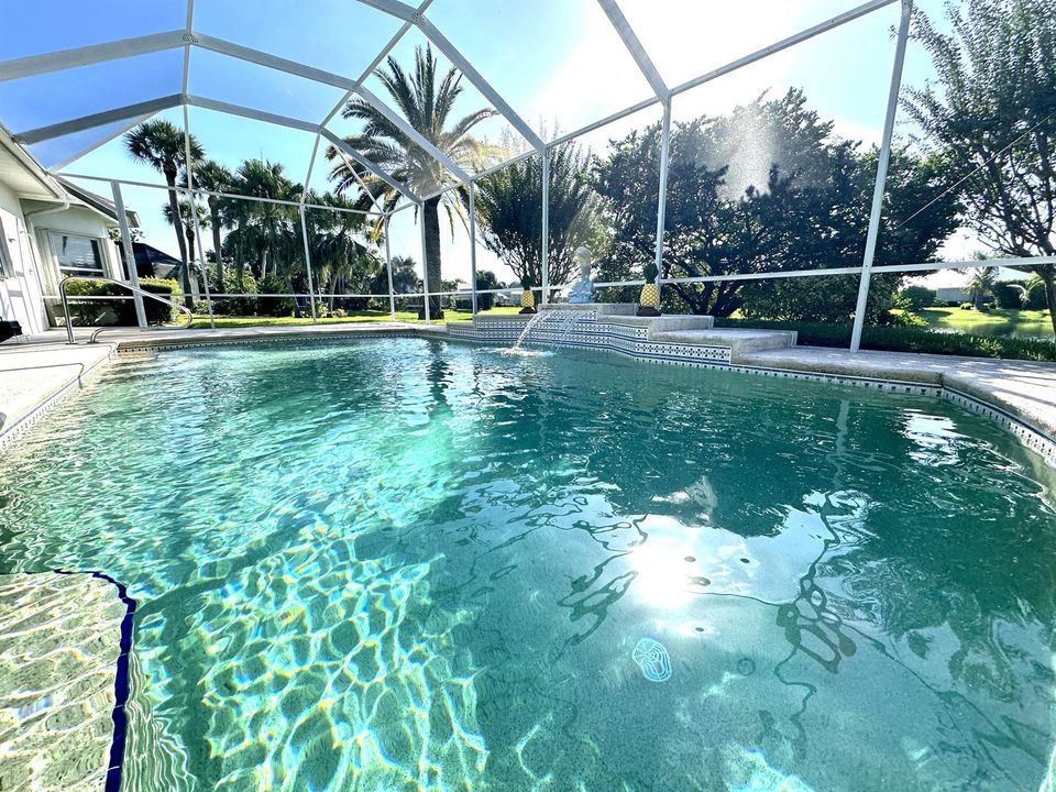 Pool with waterfall 2