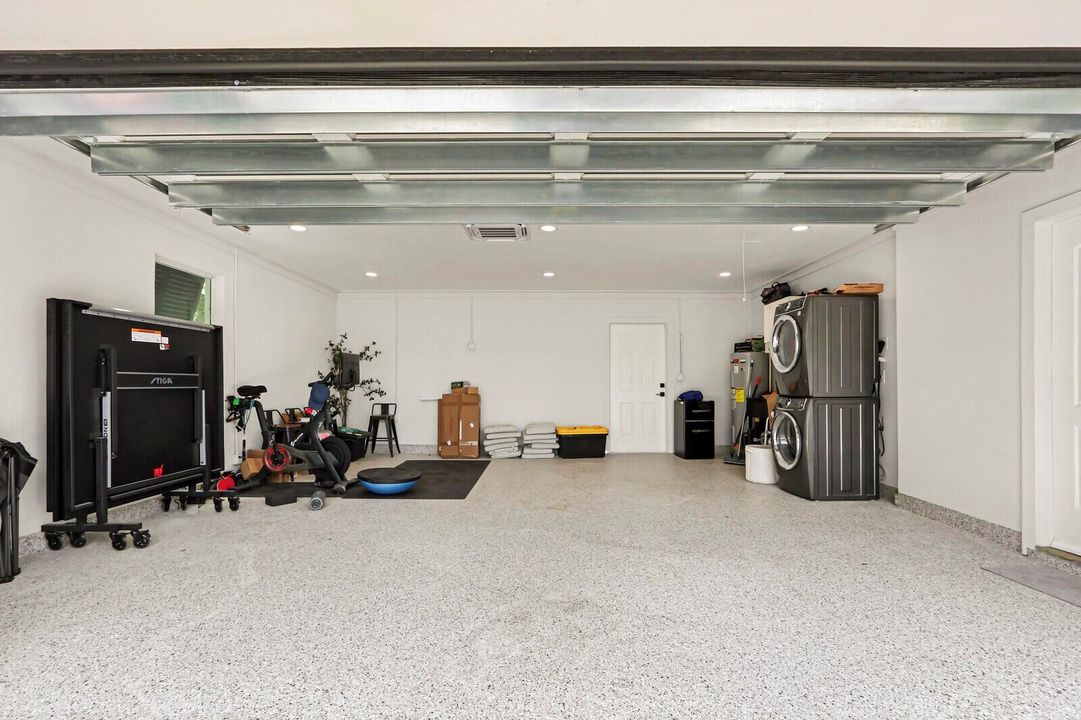 a/c garage/epoxy floor