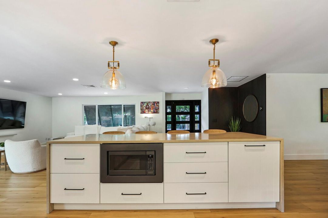 view from kitchen