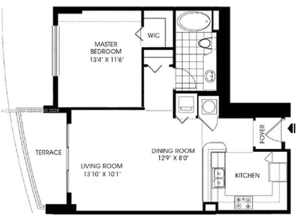 En Venta: $414,000 (1 camas, 1 baños, 757 Pies cuadrados)