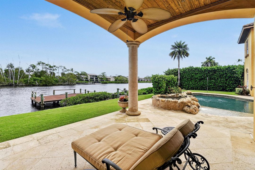 Covered Patio off of Living Room