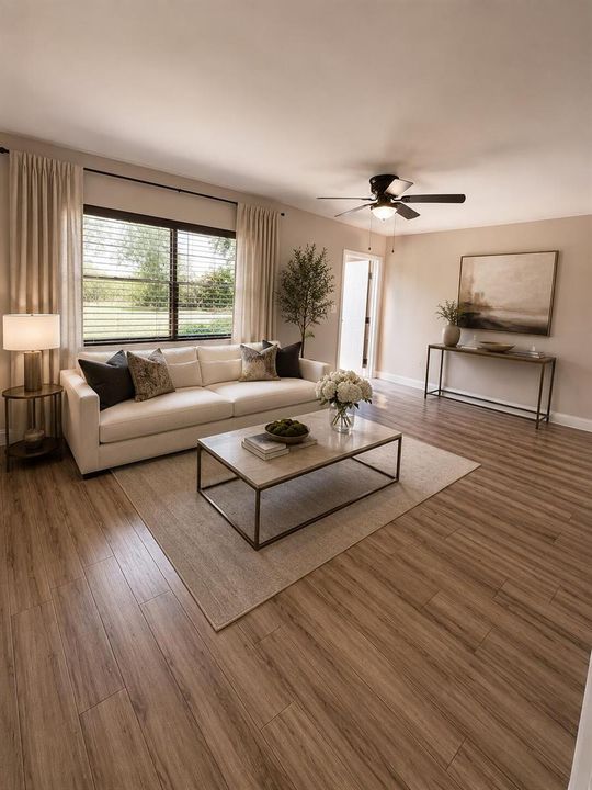 Living room Staged