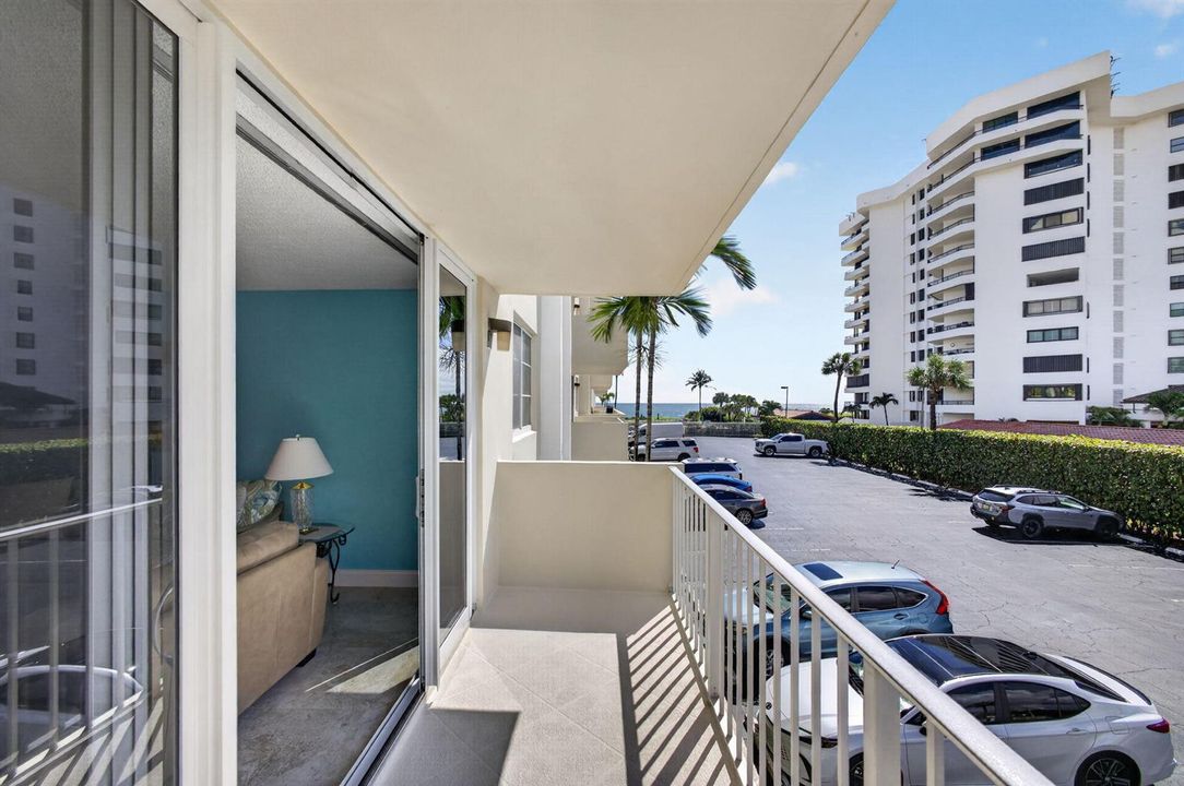 Ocean View from Balcony