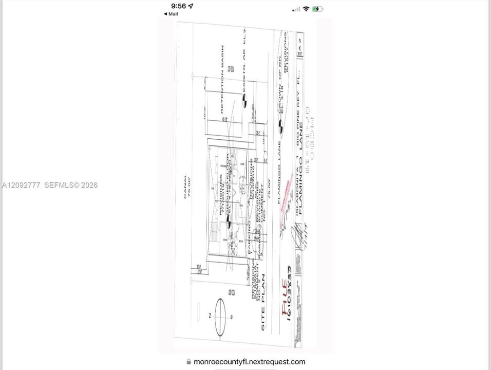 Floor plan sketch
