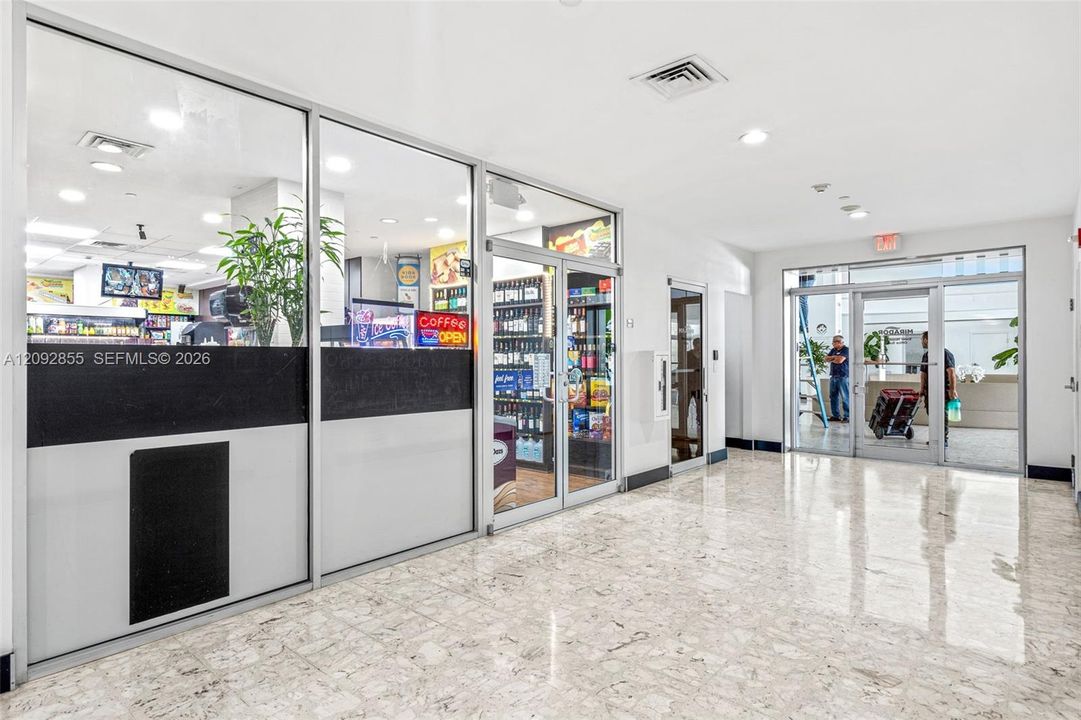 Coffee and Convenient Store Lobby of Bldg.