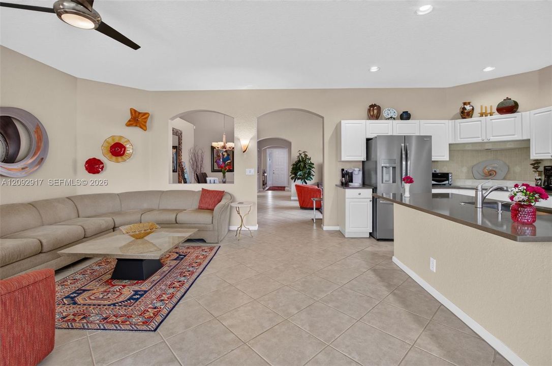 Great Room with eat-in kitchen.