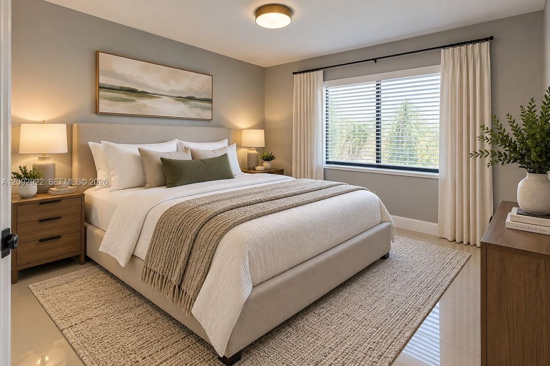 Primary Bedroom Virtually Staged