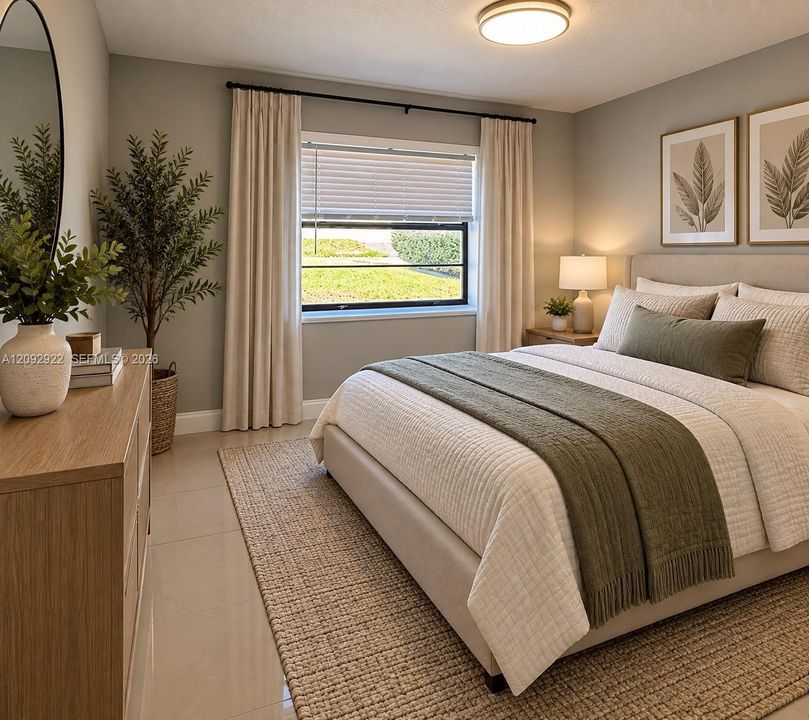 Bedroom 3 Virtually Staged