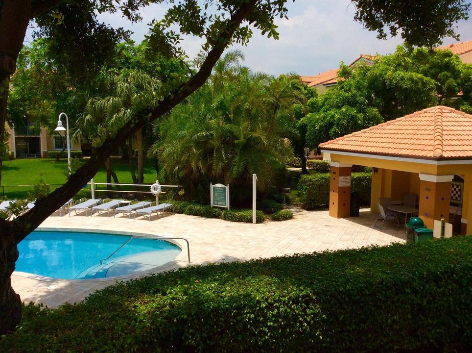 YC BACK POOL TIKI AREA WITH BBQ PICNIC