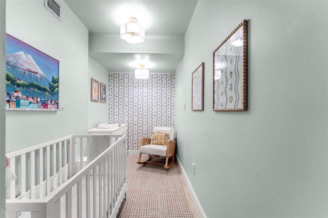 Den/Office currently set up as a nursery