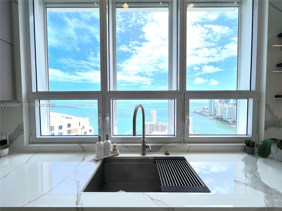 Sink with a view....