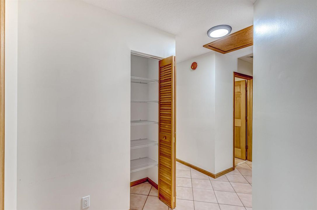 Extra storage closet