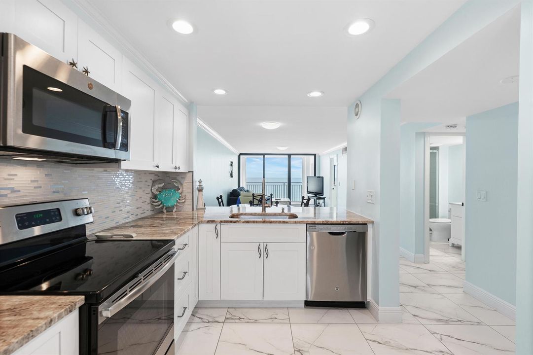 Kitchen, Dining and Living