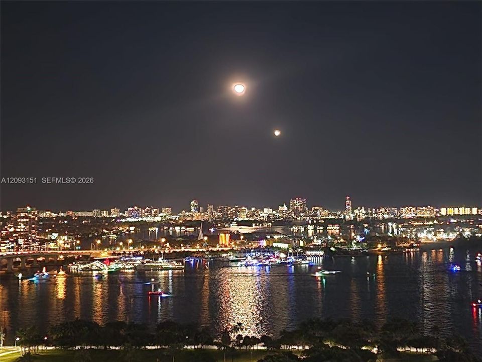 Your views are even more spectacular at night!