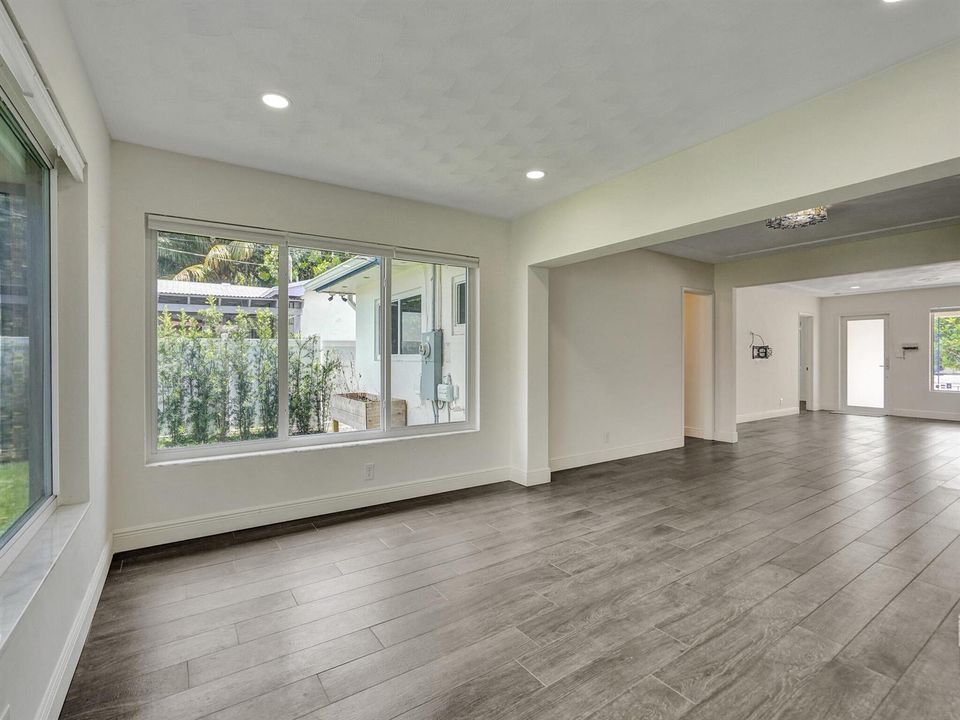 Open concept living area