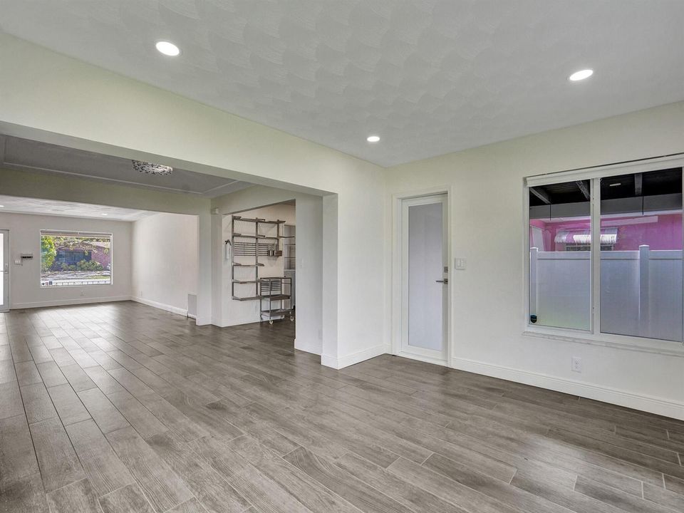 Open floorplan