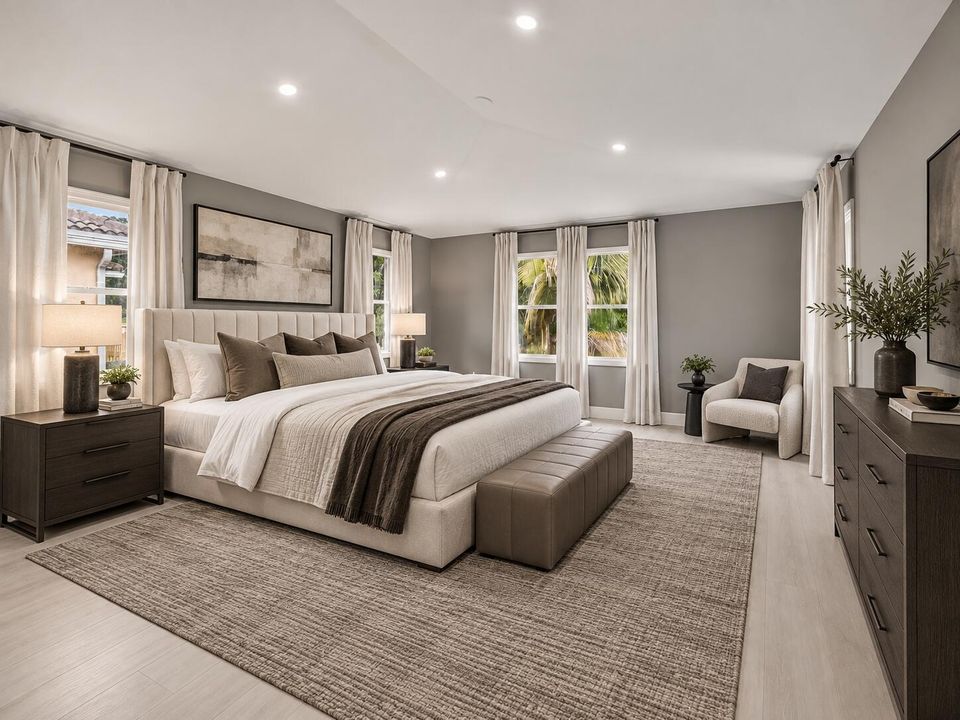 Primary Bedroom - Virtually Staged