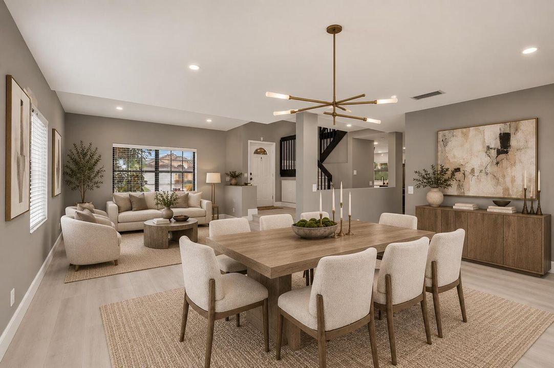 Dining Room - Virtually Staged
