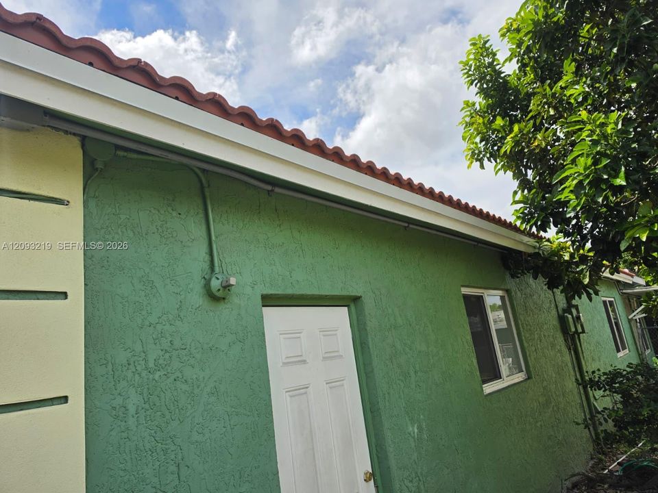 BACK OF STRUCTURE