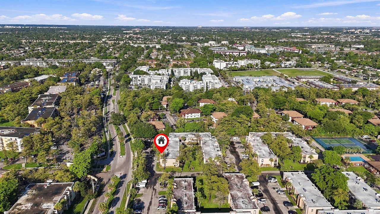 Aerial Neighborhood View