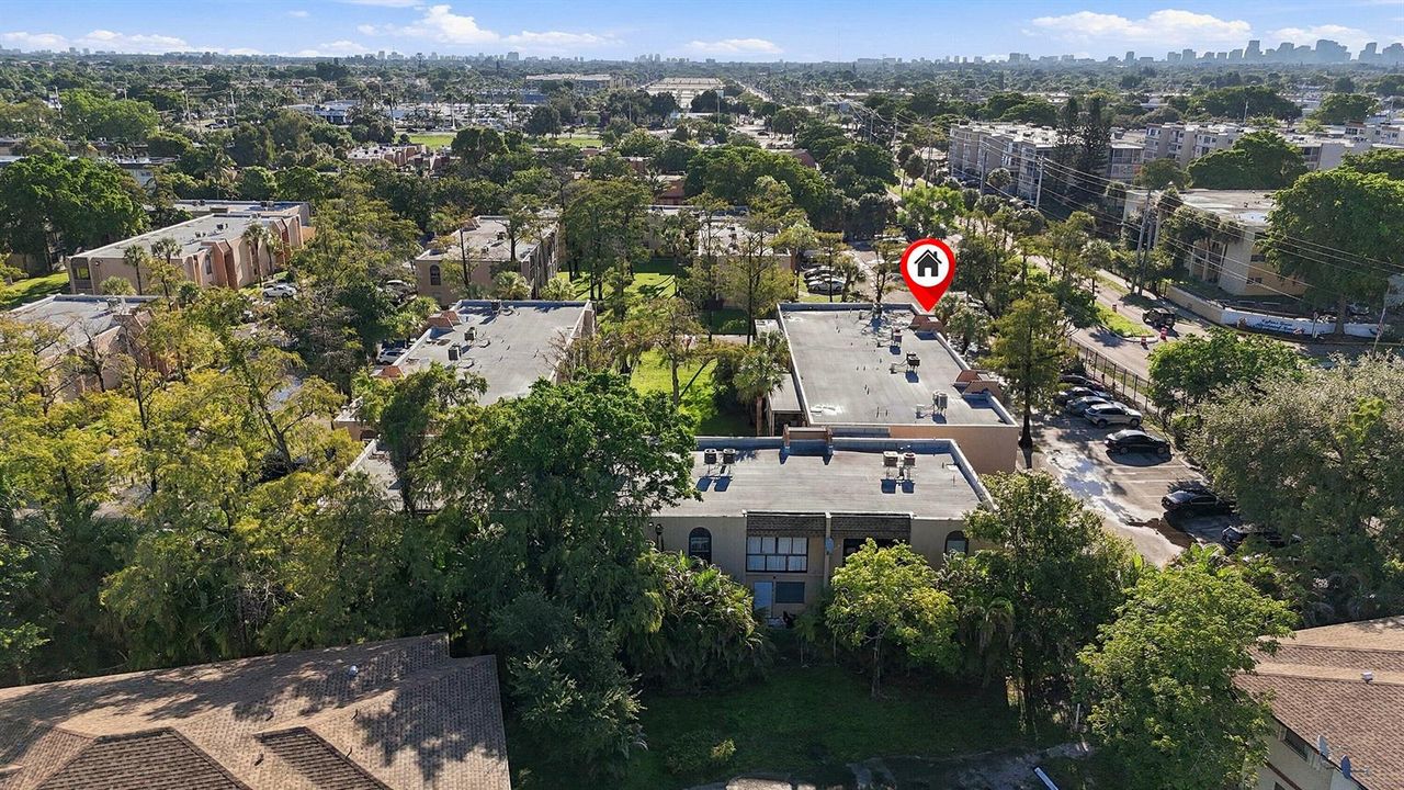 Aerial Neighborhood View
