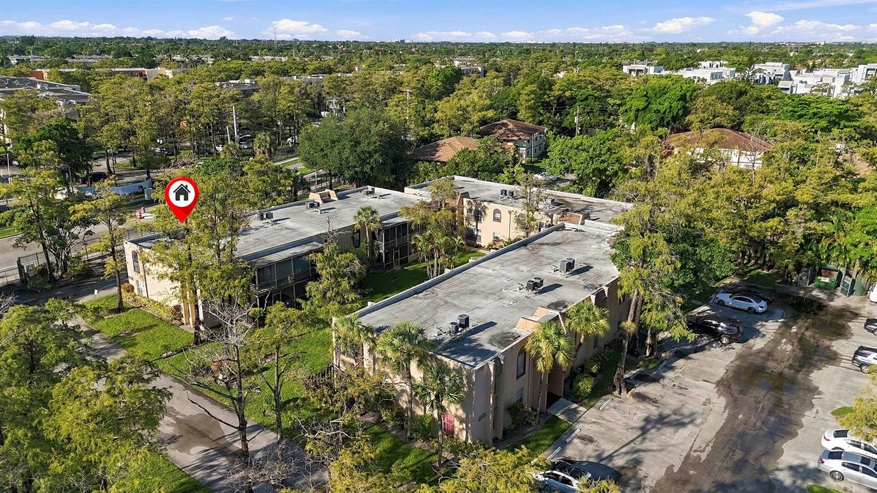 Aerial Neighborhood View