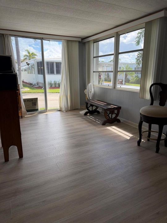 Front of house sitting area