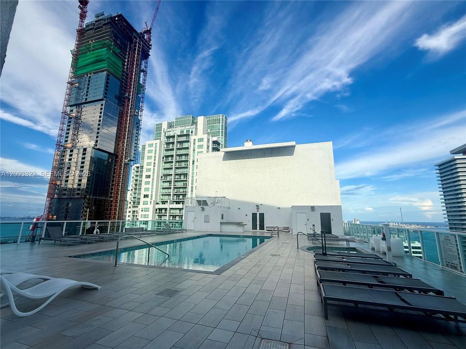 rooftop pool to enjoy it