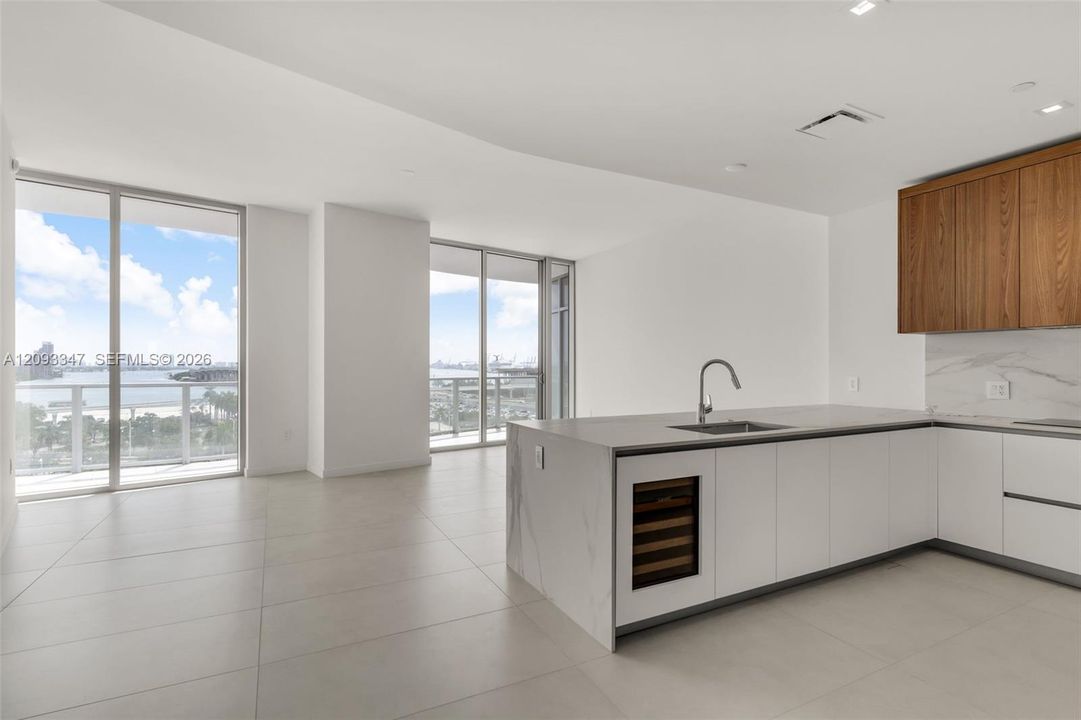 Private foyer with two elevators opening directly to the residence