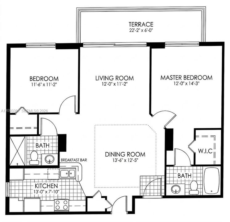 For Rent: $2,550 (2 beds, 2 baths, 923 Square Feet)