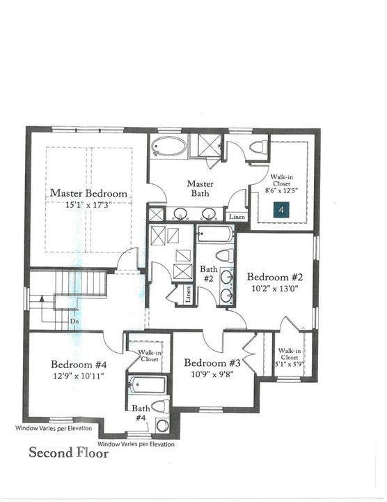Floor Plan - Somerset Second Floor