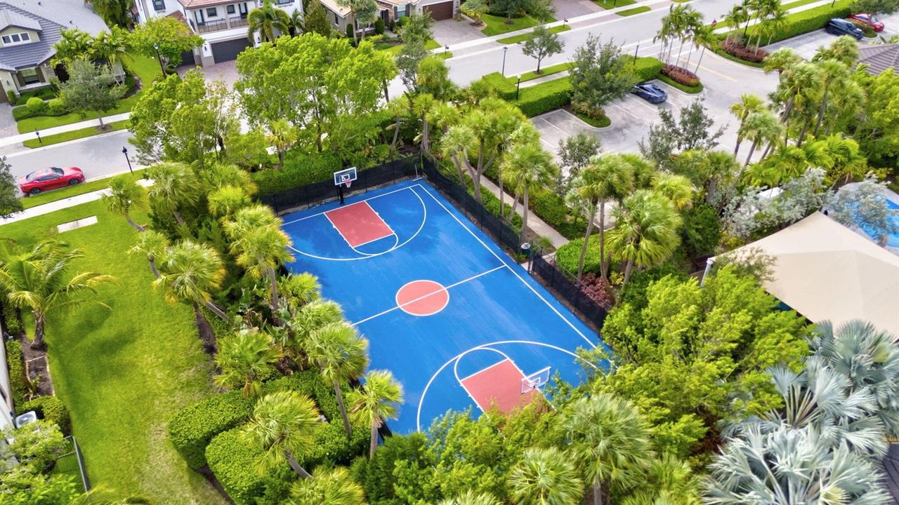 #18 Overhead Basketball Courts