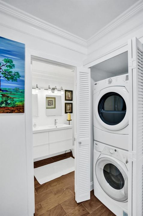 Laundry Inside the Unit