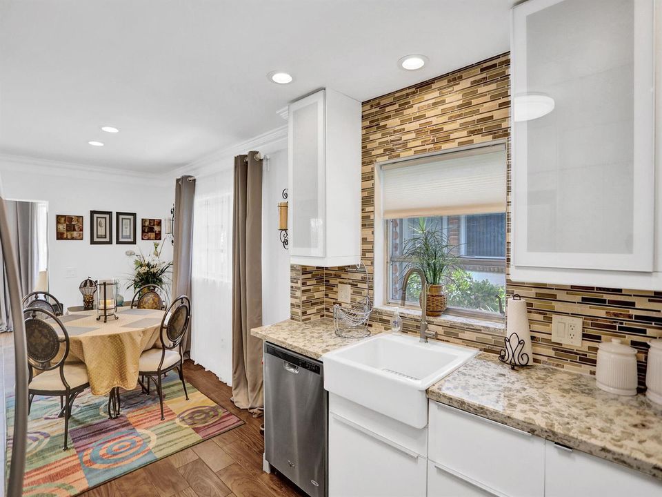 Kitchen with a Window over the Sink