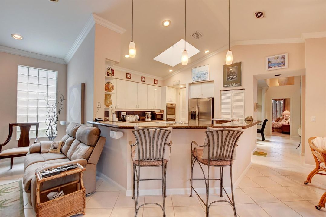 View to Kitchen from family room