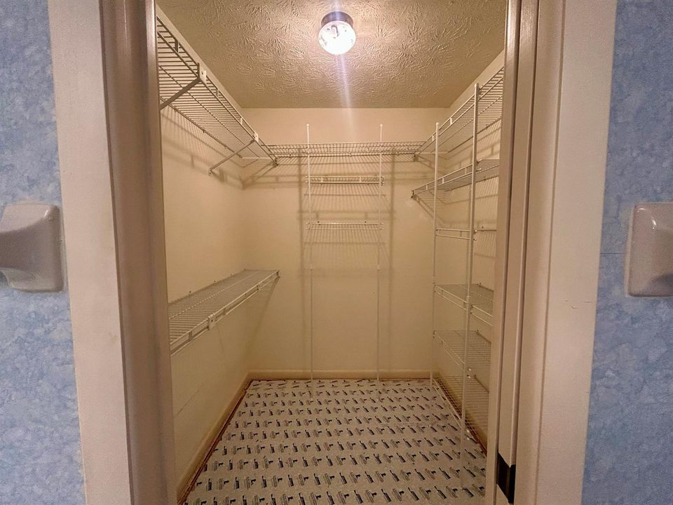 Primary walk-in closet
