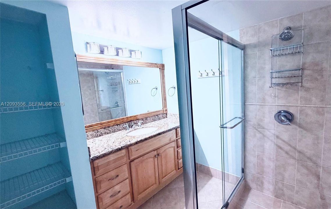 Convenient linen closet