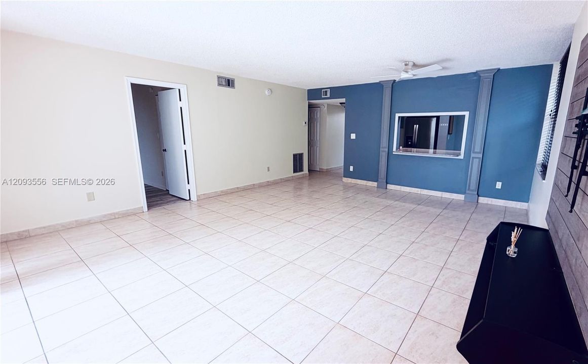 Bright open living room