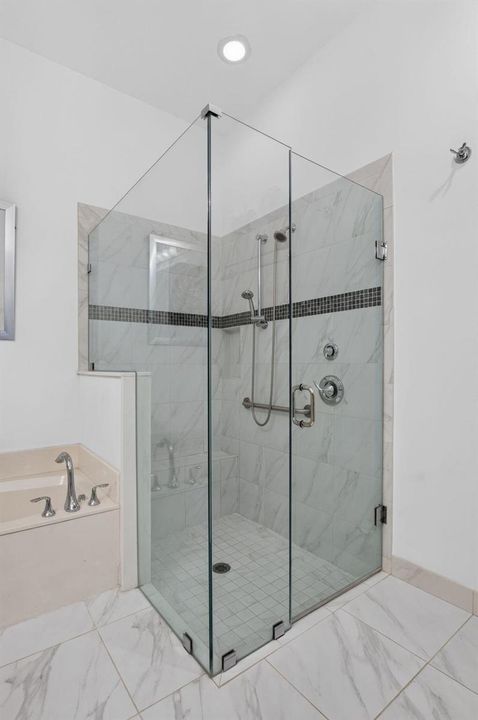 Glass enclosed Shower