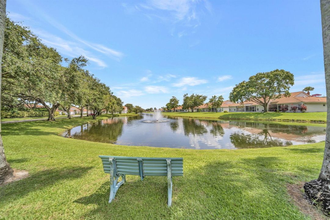 Lakeside seating