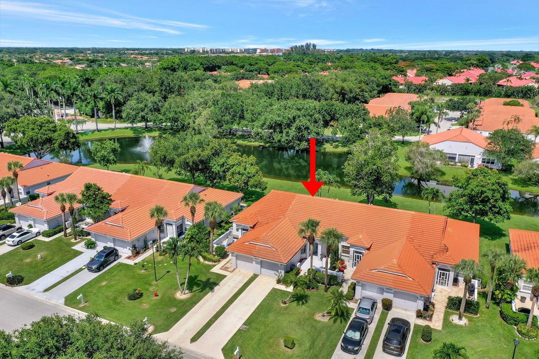 Aerial View of Waterway Community