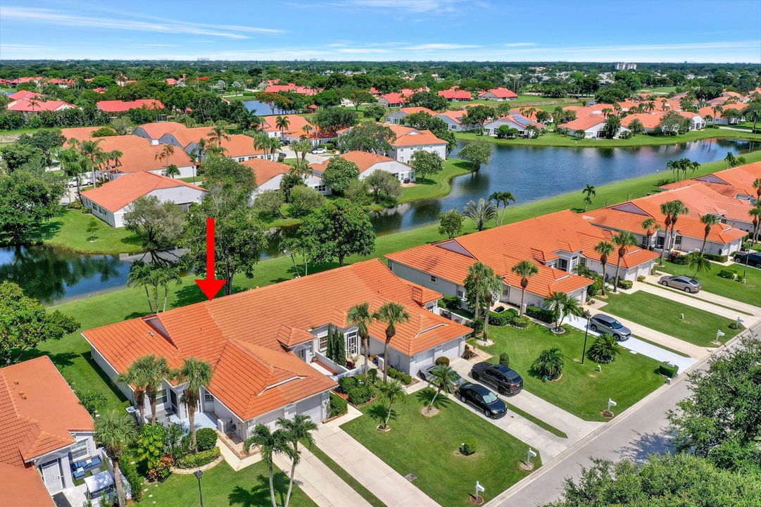 Aerial View of Waterway Community