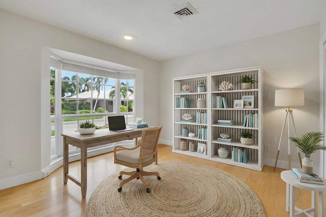 Staged 3rd bedroom