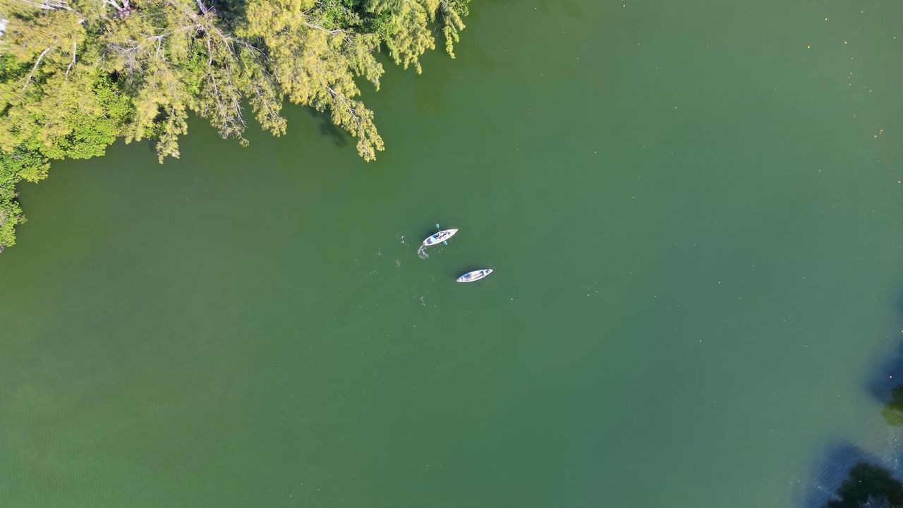 kayaking outside your patio