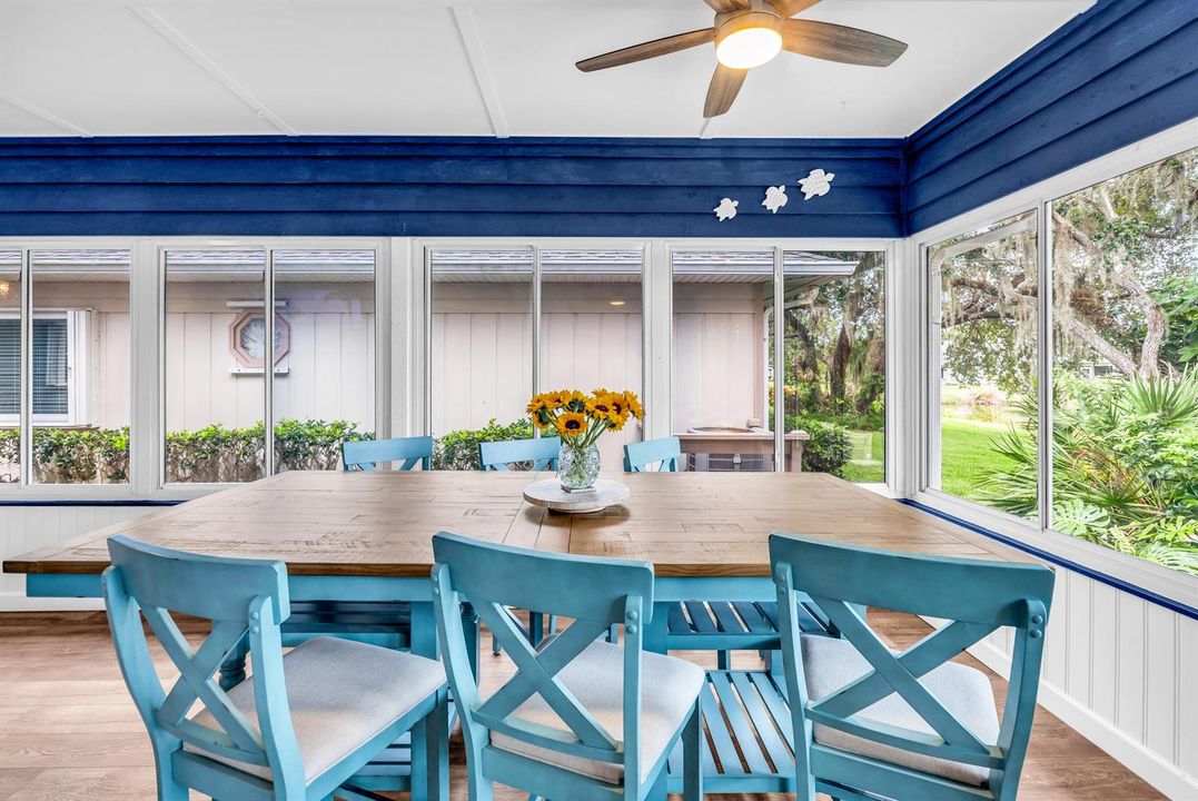 Sunroom Dining Area