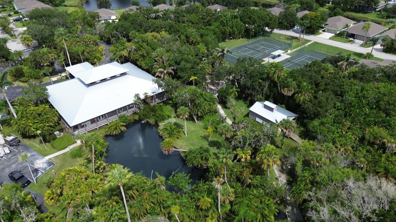 Aerial Home Lakeside View