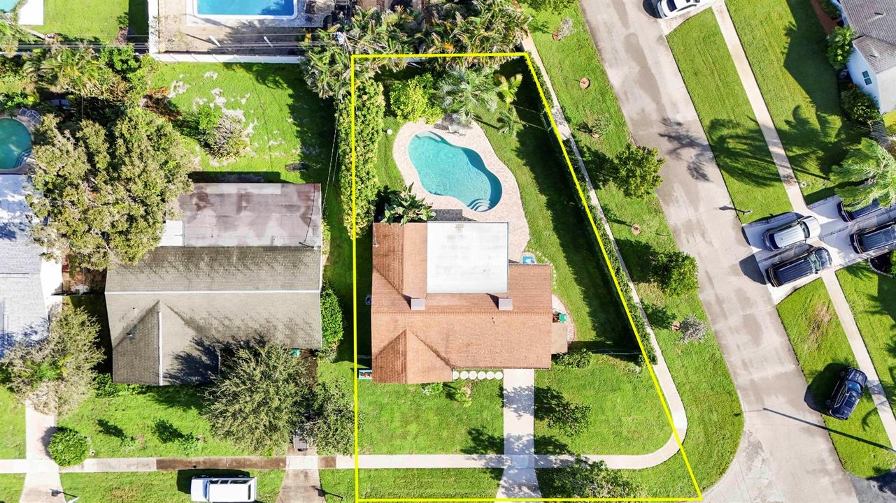 Aerial of House