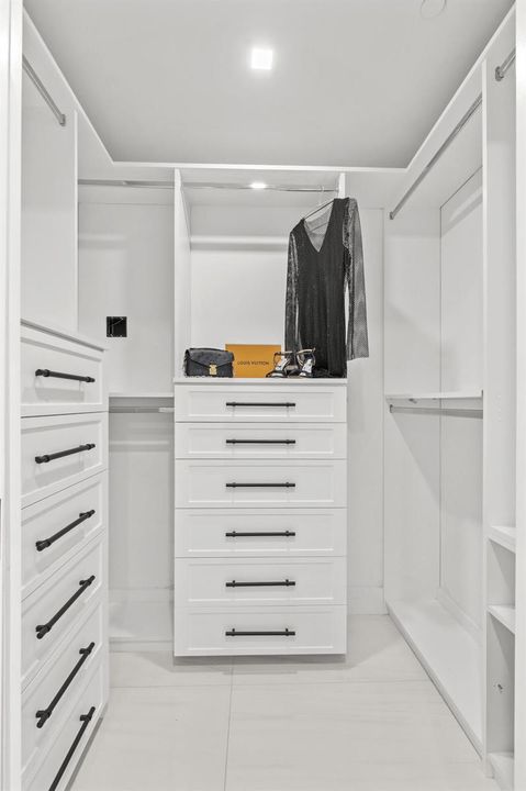 Custom Designed Primary Closet